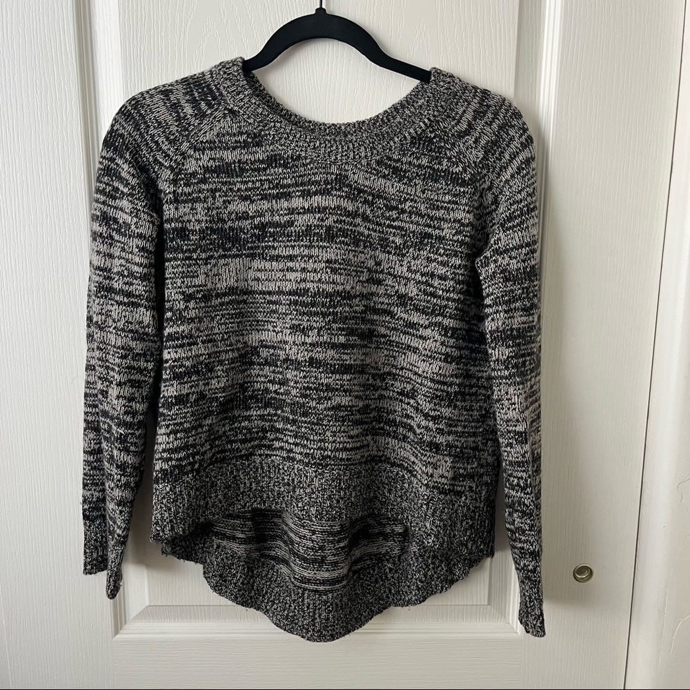 Cashmere Scoop neck grey sweater